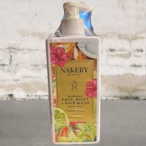 Nakery Beauty SkinRestore Tropical Therapy Face, Body + Hair Wash NEW